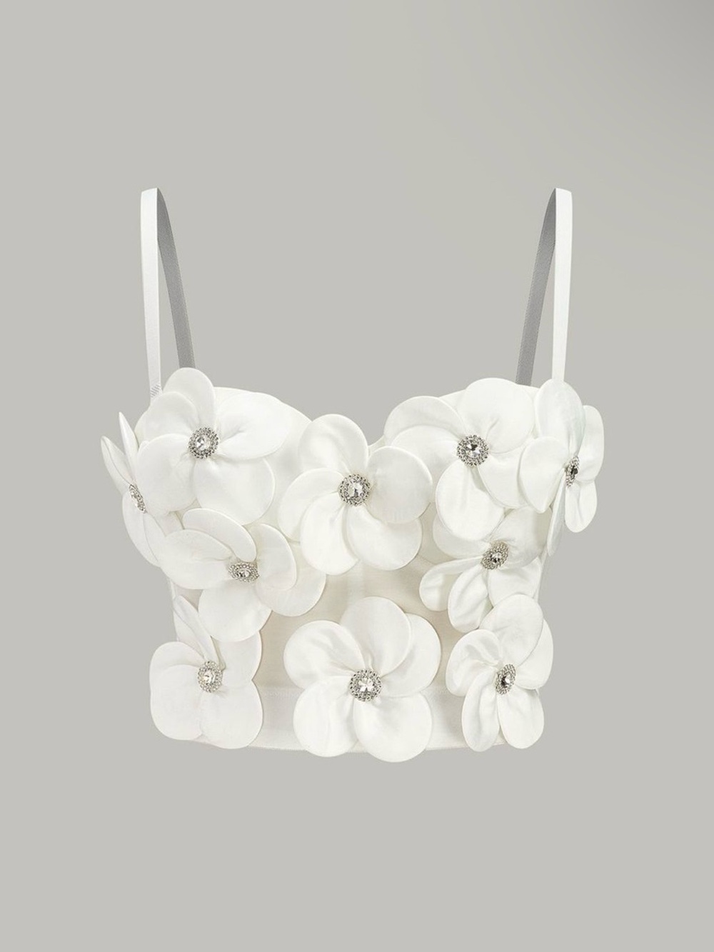 Commense 3D Floral Embellished Corset